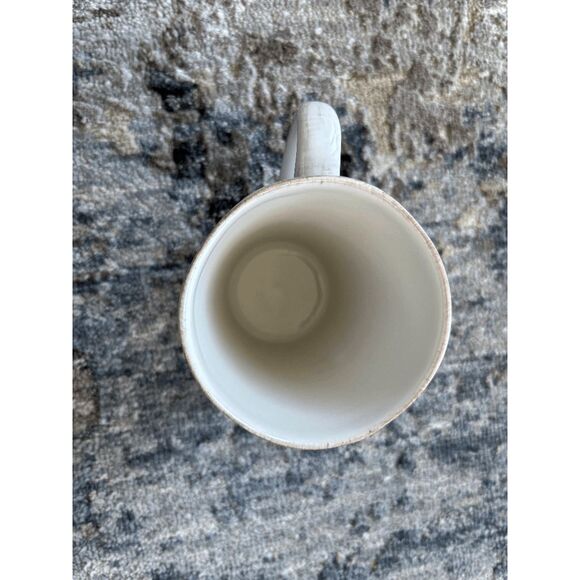 Crate & Barrel MARIN White Stoneware Coffee Mug 4 1/2" Tall - 8 Avail - Picture 4 of 5